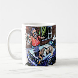 De Café Não toque na caneca do carro