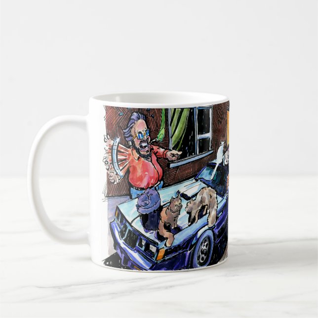 De Café Não toque na caneca do carro (Esquerda)