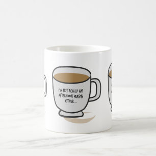 De Café Não uma pessoa da tarde uma ou outra caneca