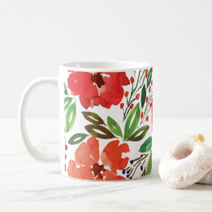 De Café Natal & caneca pintado mão