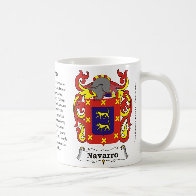 De Café Navarro, a origem e significado em uma caneca (Direita)