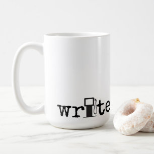 De Café ND para o ES - caneca preta enorme do texto do