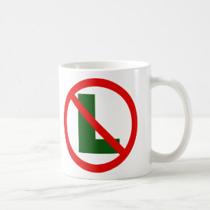 De Café Nenhum L caneca #1