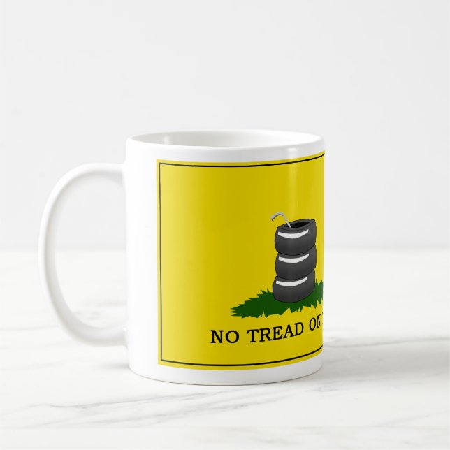 De Café Nenhum passo em mim - caneca (Esquerda)
