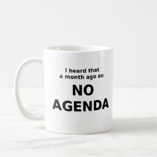 De Café Nenhuma caneca da agenda
