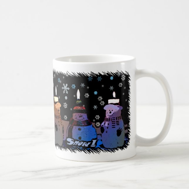 De Café Neve! Caneca do Natal dos desenhos animados (Direita)