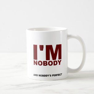 De Café Ninguém é Perfeito Caneca Divertida