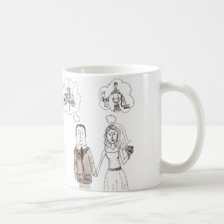 De Café Noiva-à-está a caneca