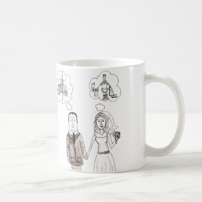 De Café Noiva-à-está a caneca (Direita)