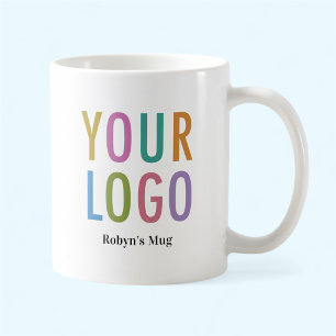 De Café Nome do Funcionário Caneca Personalizada Logotipo