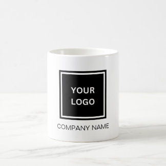 De Café Nome personalizado da empresa e logótipo da caneca
