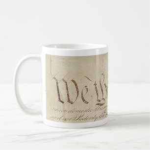 De Café "Nós a caneca da constituição dos E.U. das pess