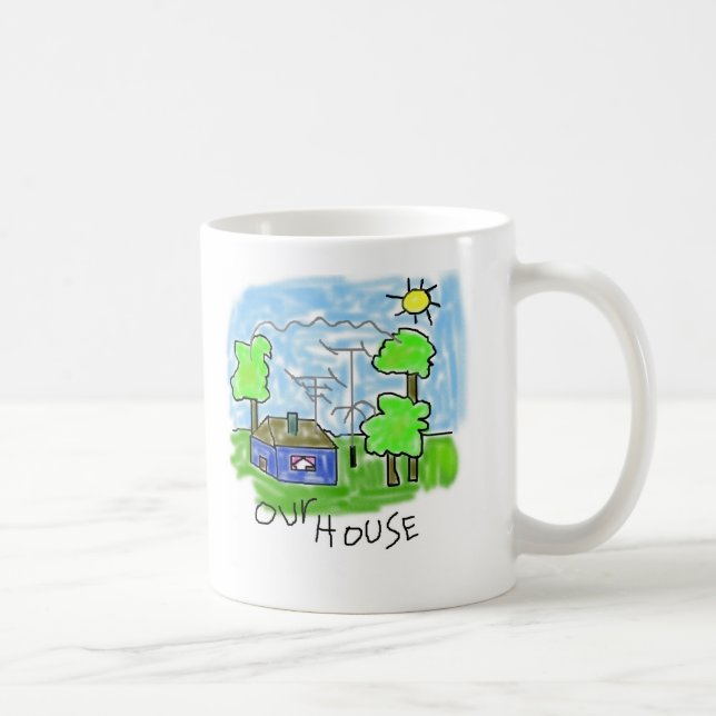 De Café Nossa casa - rádio amador - caneca (Direita)