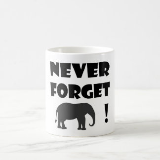 De Café nunca esqueça a caneca clássica