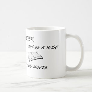 De Café Nunca Julgue um Livro pelo seu Filme Caneca