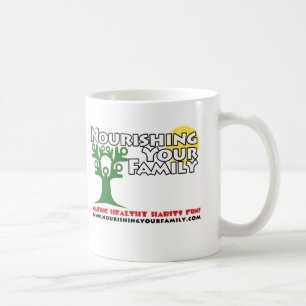 De Café Nutrindo sua caneca do logotipo da família
