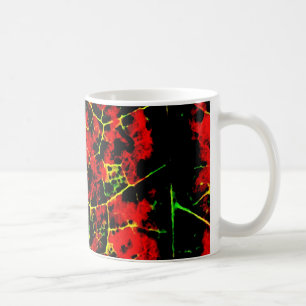 De Café O abstrato gótico arde a caneca