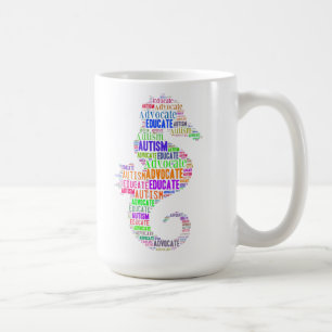 De Café o advogado do autismo educa a caneca GoTeamKate do