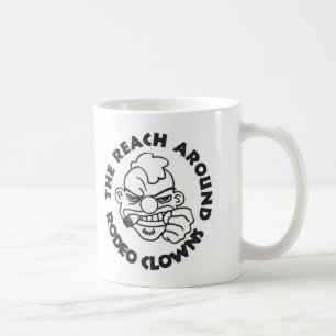 De Café O alcance em torno do rodeio Clowns caneca