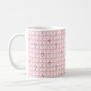 De Café O "amor nunca falha" a caneca do coração