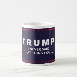 De Café O Anti-Trunfo nunca disse essa caneca do logotipo