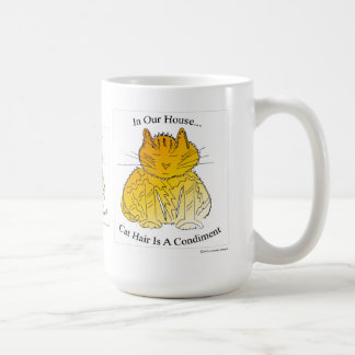 De Café O cabelo do gato é um condimento - caneca