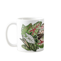 O Caladium sae da caneca