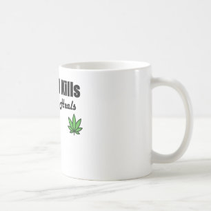 De Café O cannabis dos matares do álcool cura a caneca