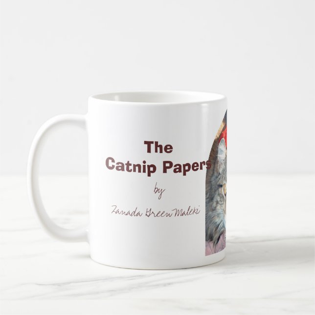 De Café O Catnip forra a caneca alegre do Catnip (Esquerda)