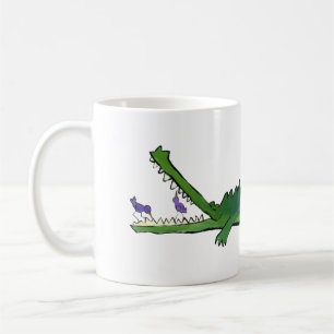 De Café O crocodilo e sua caneca dos amigos
