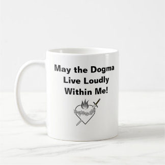 De Café O dogma vive alta caneca