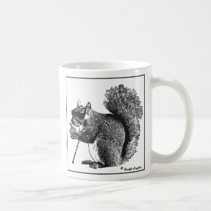 De Café O esquilo cego encontra uma caneca da porca