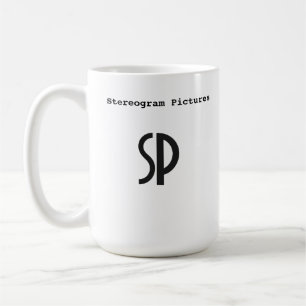 De Café O estereograma representa a caneca