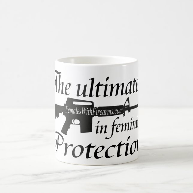 De Café O final na caneca feminino da proteção (Centro)