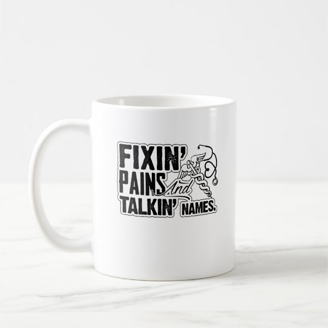 De Café O fisioterapeuta Fixin causa dor à caneca (Esquerda)