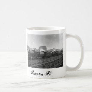 De Café O Freight Trains Scranton Scranton Pa. Caneca