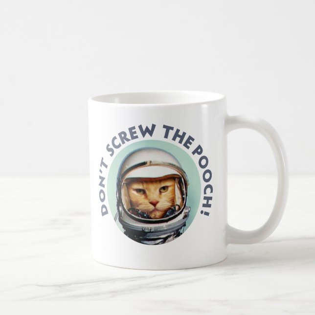 De Café O gato do espaço "não parafusa caneca do cão" (Direita)