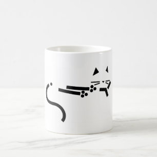 De Café O gato essencial - caneca do desenhista para o