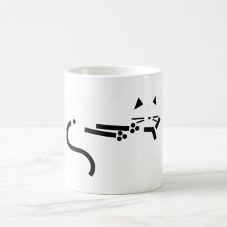 De Café O gato essencial - caneca do desenhista para o