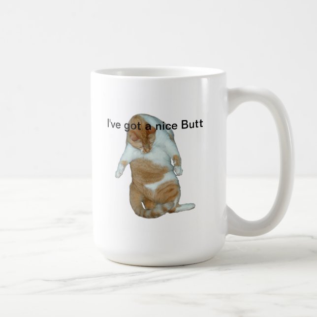 De Café O gato I've obteve uma caneca agradável do bumbum (Direita)