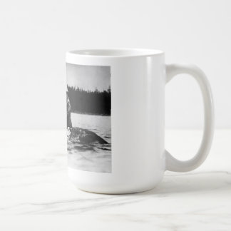 De Café O homem. A legenda. A caneca
