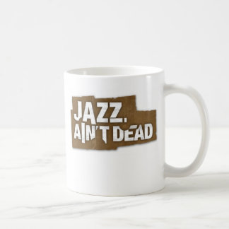 De Café O JAZZ NÃO É caneca INOPERANTE do logotipo