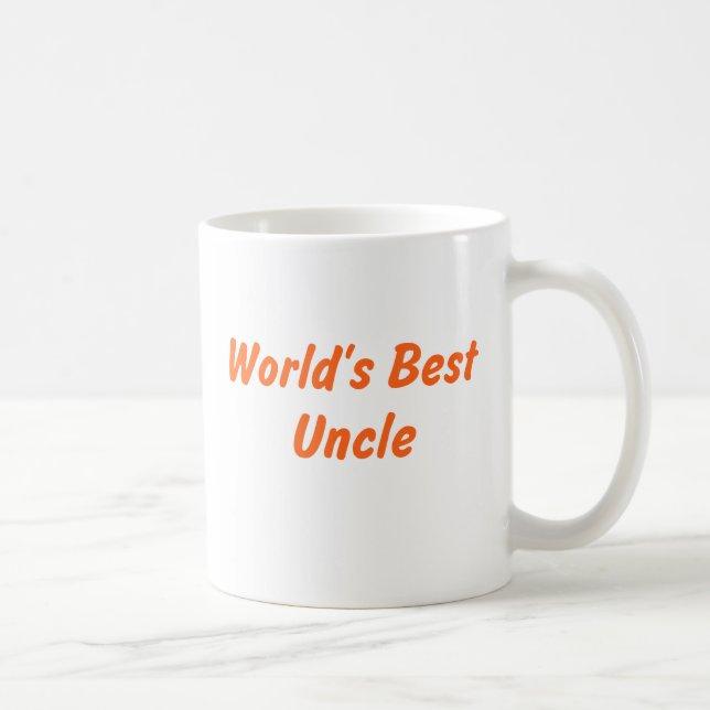De Café O melhor tio Caneca do mundo (Direita)