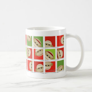De Café O Natal do macaco da peúga obstrui a caneca