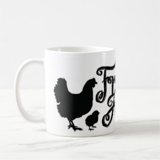 De Café O nó desgastado - logotipo 11oz. Caneca