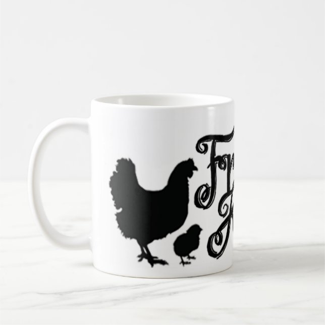 De Café O nó desgastado - logotipo 11oz. Caneca (Esquerda)