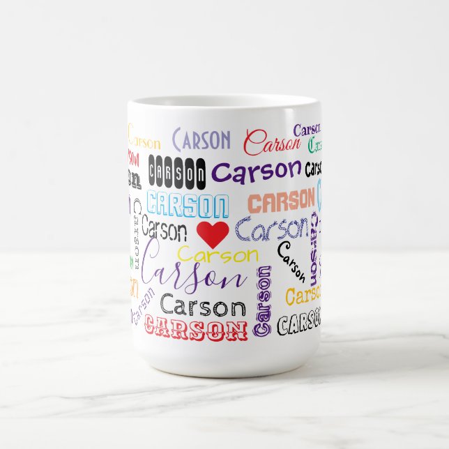 De Café O Nome Caneca Carson (Centro)