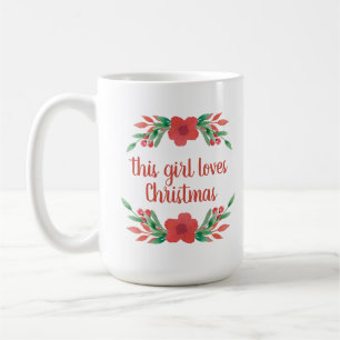 De Café O nome personalizado esta menina ama a caneca do