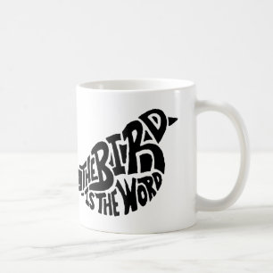 De Café O pássaro é a caneca da palavra