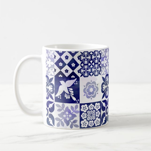 De Café O português Azulejos telha a caneca (Esquerda)